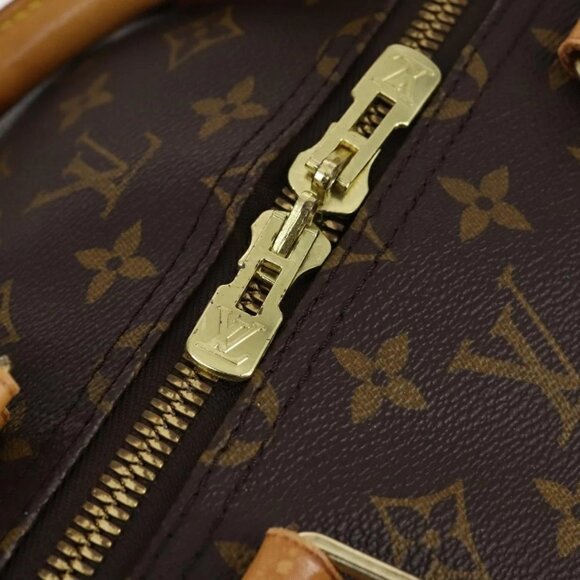 LOUIS VUITTON Monogram Keepall 55 Boston Bag M41424 LV Auth 141213 - Picture 14 of 16